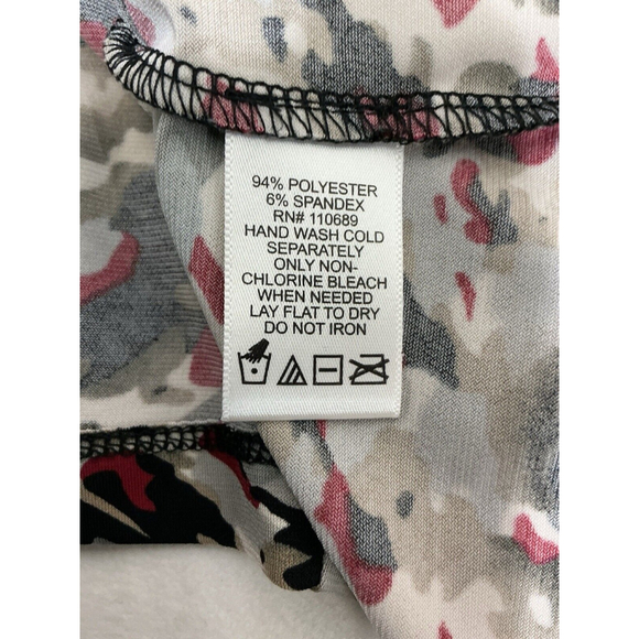 Womans Effortless Style By Citi Knits Multicolor Geometric Midi Dress Medium - Picture 4 of 7